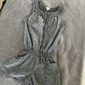 Target denim colored romper-size xs